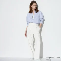 Hosen, Leggings & Jogginghosen*UNIQLO Bundfaltenhose (Wide Fit)