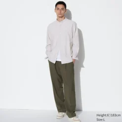 Hosen, Chinos & Jogginghosen*UNIQLO Bundfaltenhose (Wide Fit)