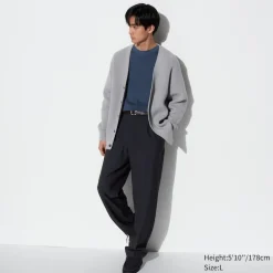 Hosen, Chinos & Jogginghosen*UNIQLO Bundfaltenhose (Wide Fit)