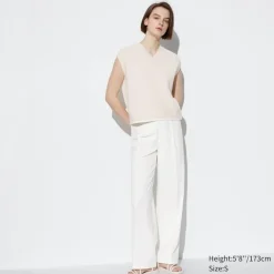 Hosen, Leggings & Jogginghosen*UNIQLO Bundfaltenhose (Wide Fit, Lang)