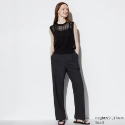 Hosen, Leggings & Jogginghosen*UNIQLO Bundfaltenhose (Wide Fit, Lang)