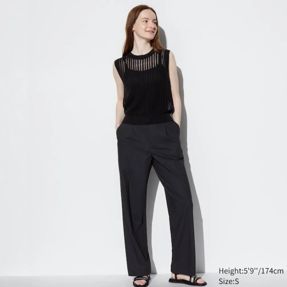 Hosen, Leggings & Jogginghosen*UNIQLO Bundfaltenhose (Wide Fit, Lang)