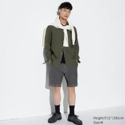 Shorts*UNIQLO Chambray Stretch Easy Shorts