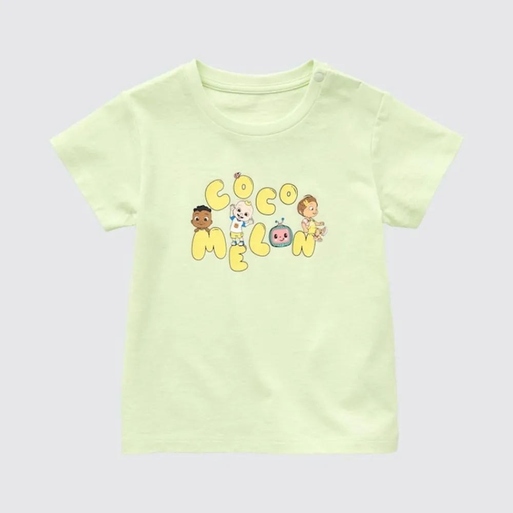 T-Shirts & Oberteile*UNIQLO Cocomelon Ut Bedrucktes T-Shirt Grun