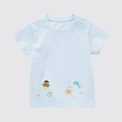 T-Shirts & Oberteile*UNIQLO Cocomelon Ut Bedrucktes T-Shirt Hellblau