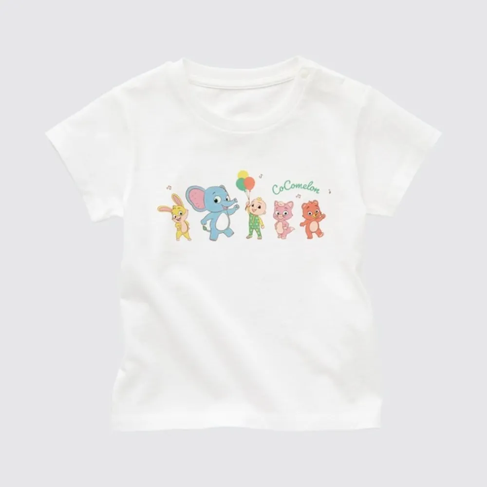 T-Shirts & Oberteile*UNIQLO Cocomelon Ut Bedrucktes T-Shirt Weis