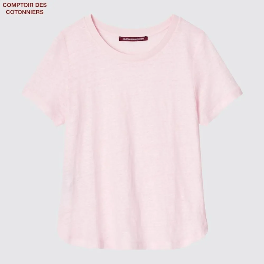 T-Shirts & Oberteile*UNIQLO Comptoir Des Cotonniers Leinen T-Shirt Pink