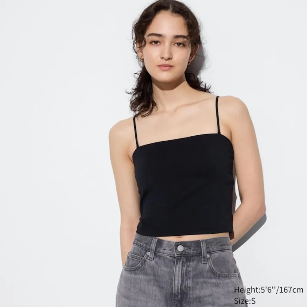 T-Shirts & Oberteile*UNIQLO Cropped Airism Bh-Schlauchtop
