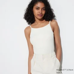 T-Shirts & Oberteile*UNIQLO Cropped Airism Bh-Tragertop Mit Weitem Ausschnitt