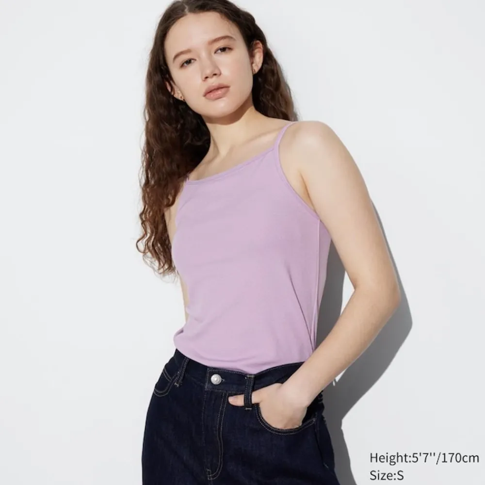 T-Shirts & Oberteile*UNIQLO Cropped Airism Bh-Tragertop Mit Weitem Ausschnitt