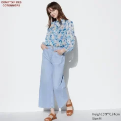 Jeans*UNIQLO Cropped Jeans (Wide Fit)