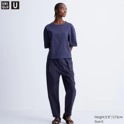 Hosen, Leggings & Jogginghosen*UNIQLO Cropped Parachute Hose (Lang)
