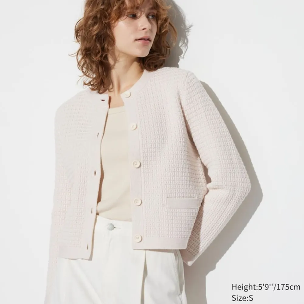 Pullover & Strickjacken*UNIQLO Cropped Strickjacke
