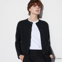 Pullover & Strickjacken*UNIQLO Cropped Strickjacke