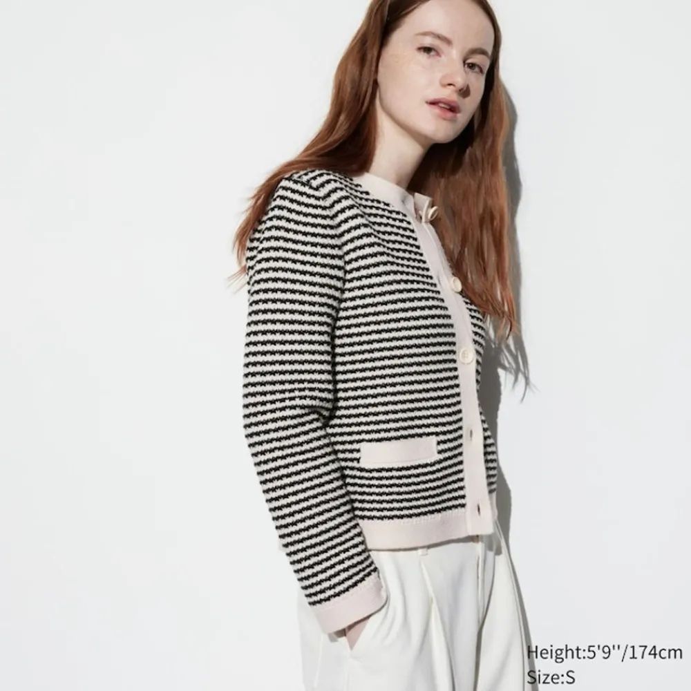 Pullover & Strickjacken*UNIQLO Cropped Strickjacke