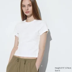 T-Shirts & Oberteile*UNIQLO Cropped T-Shirt