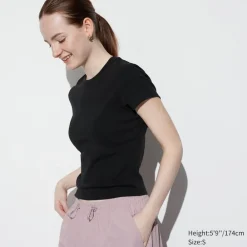 T-Shirts & Oberteile*UNIQLO Cropped T-Shirt