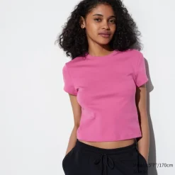 T-Shirts & Oberteile*UNIQLO Cropped T-Shirt