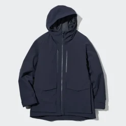 Mäntel, Jacken, Parka & Westen*UNIQLO 3D Hybrid Down Daunenparka Dunkelblau
