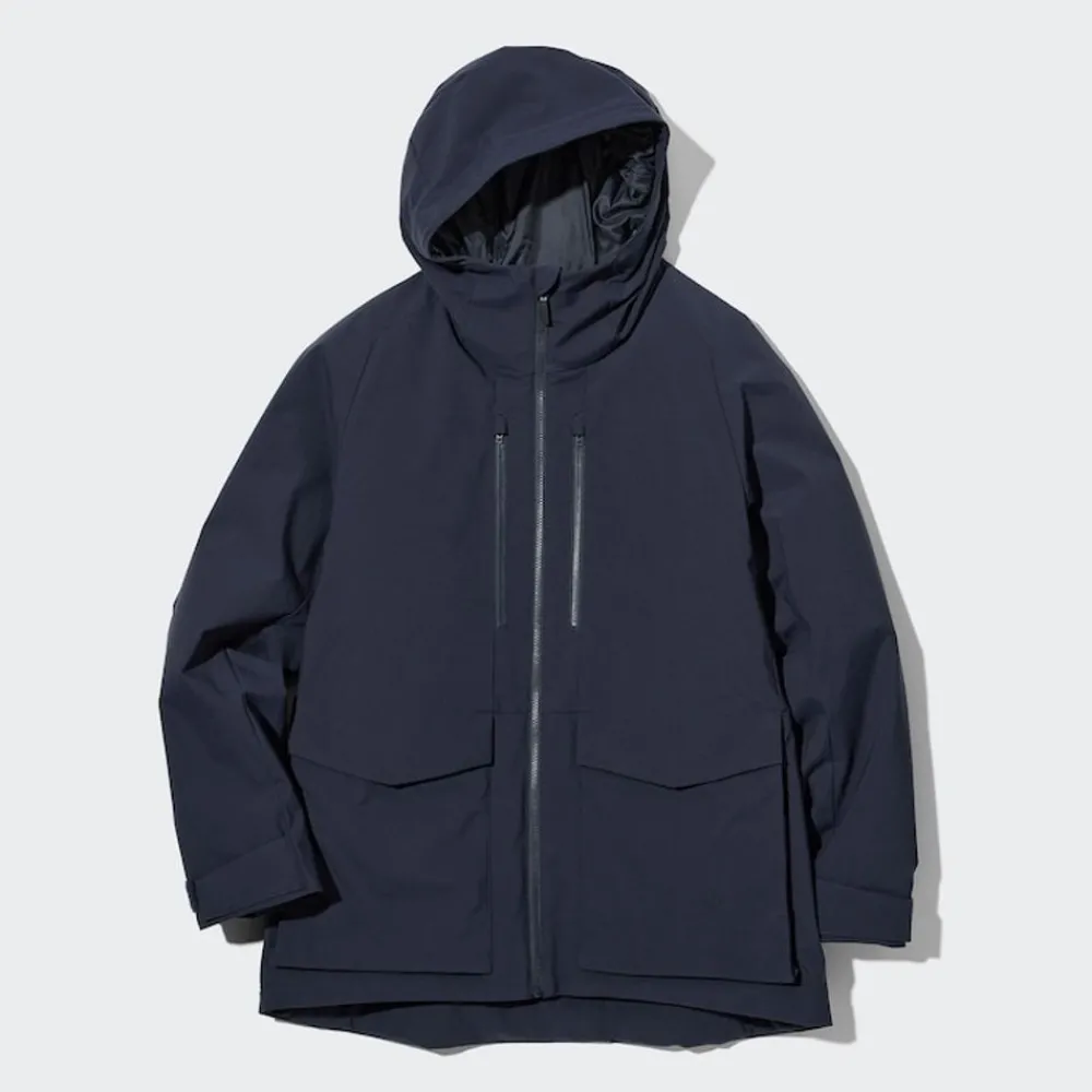 Mäntel, Jacken, Parka & Westen*UNIQLO 3D Hybrid Down Daunenparka Dunkelblau