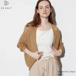 Pullover & Strickjacken*UNIQLO 3D Knit Nahtlose Mesh Strickjacke