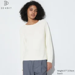 Pullover & Strickjacken*UNIQLO 3D Knit Nahtloser Baumwolle Pullover