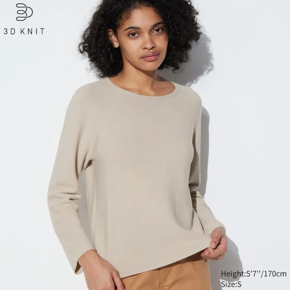 Pullover & Strickjacken*UNIQLO 3D Knit Nahtloser Baumwolle Pullover