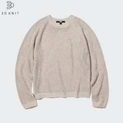 Pullover & Strickjacken*UNIQLO 3D Knit Nahtloser Mesh Pullover