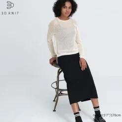 T-Shirts & Oberteile*UNIQLO 3D Knit Nahtloser Mesh Pullover