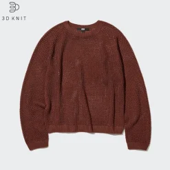 T-Shirts & Oberteile*UNIQLO 3D Knit Nahtloser Mesh Pullover