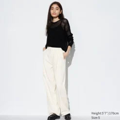 Hosen, Leggings & Jogginghosen*UNIQLO Drape Jeans Mit Bundfalten