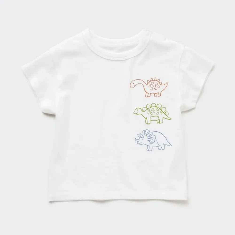 T-Shirts & Oberteile*UNIQLO Dry T-Shirt Mit Print