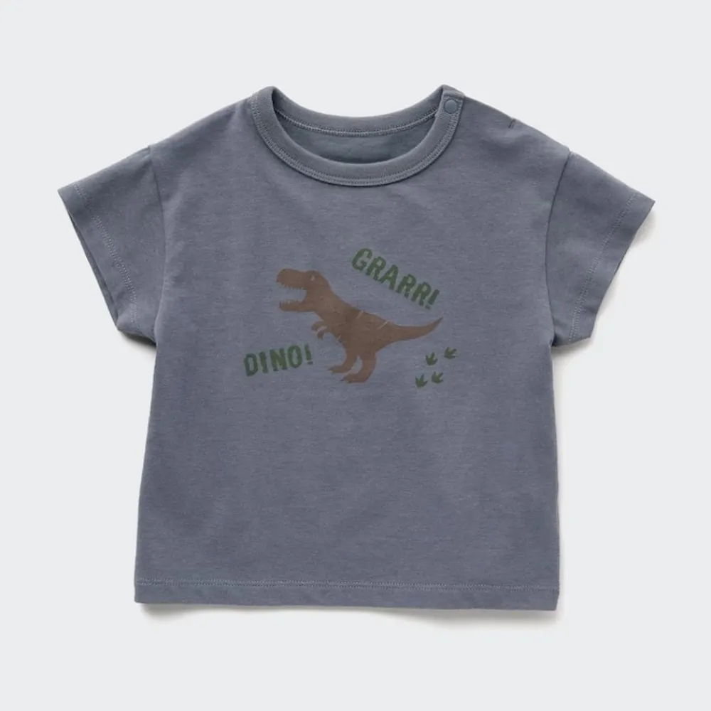 T-Shirts & Oberteile*UNIQLO Dry T-Shirt Mit Print