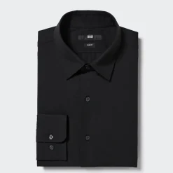 Hemden*UNIQLO Easy Care Stretch Langarm Hemd (Slim Fit)