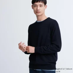 Pullover & Strickjacken*UNIQLO 100 % Extra Feine Merinowolle Pullover