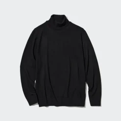 Pullover & Strickjacken*UNIQLO 100 % Extra Feine Merinowolle Rollkragenpullover