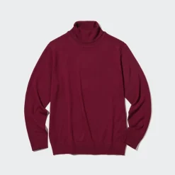 Pullover & Strickjacken*UNIQLO 100 % Extra Feine Merinowolle Rollkragenpullover