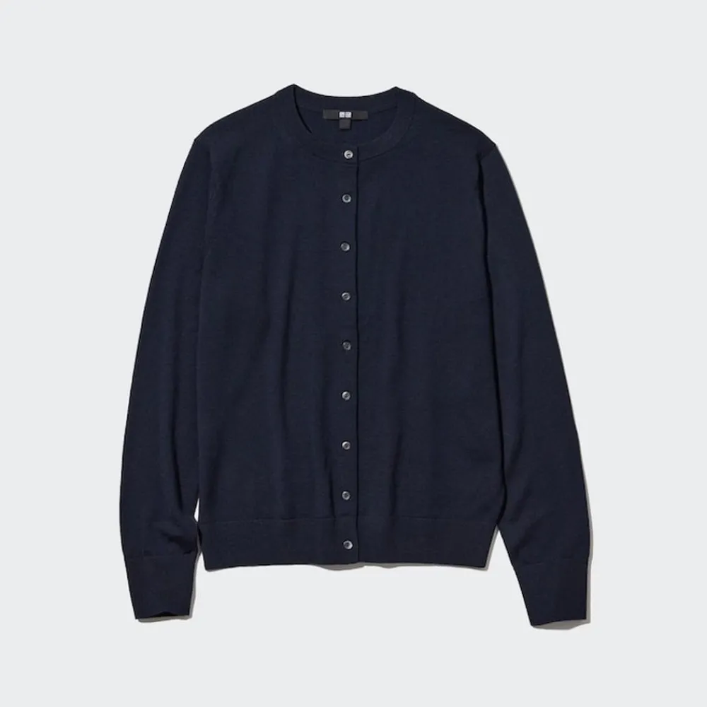 Pullover & Strickjacken*UNIQLO 100 % Extra Feine Merinowolle Strickjacke