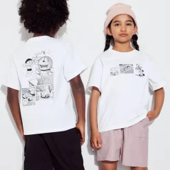 T-Shirts, Bh-Tops & Poloshirts*UNIQLO Fujiko F Fujio 90Th Ut Bedrucktes T-Shirt Weis