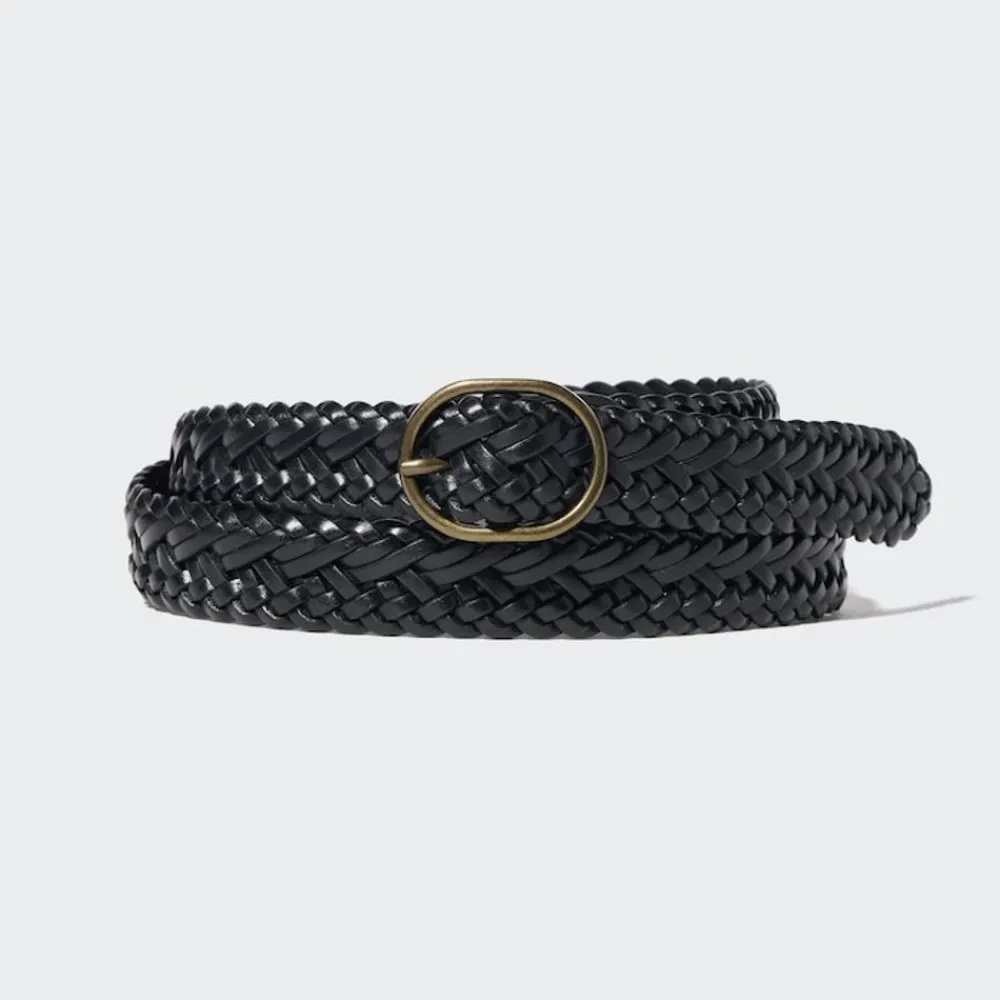 Accessoires & Taschen*UNIQLO Geflochtener Ledergurtel Mit Runder Schnalle