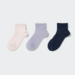 Socken, Strumpfhosen & Leggings*UNIQLO Gefutterte Kurze Sportsocken (3 Paar)