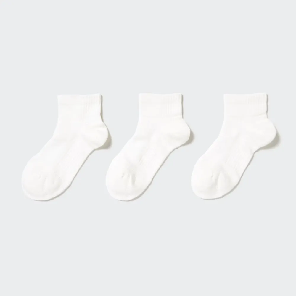 Socken, Strumpfhosen & Leggings*UNIQLO Gefutterte Kurze Sportsocken (3 Paar)