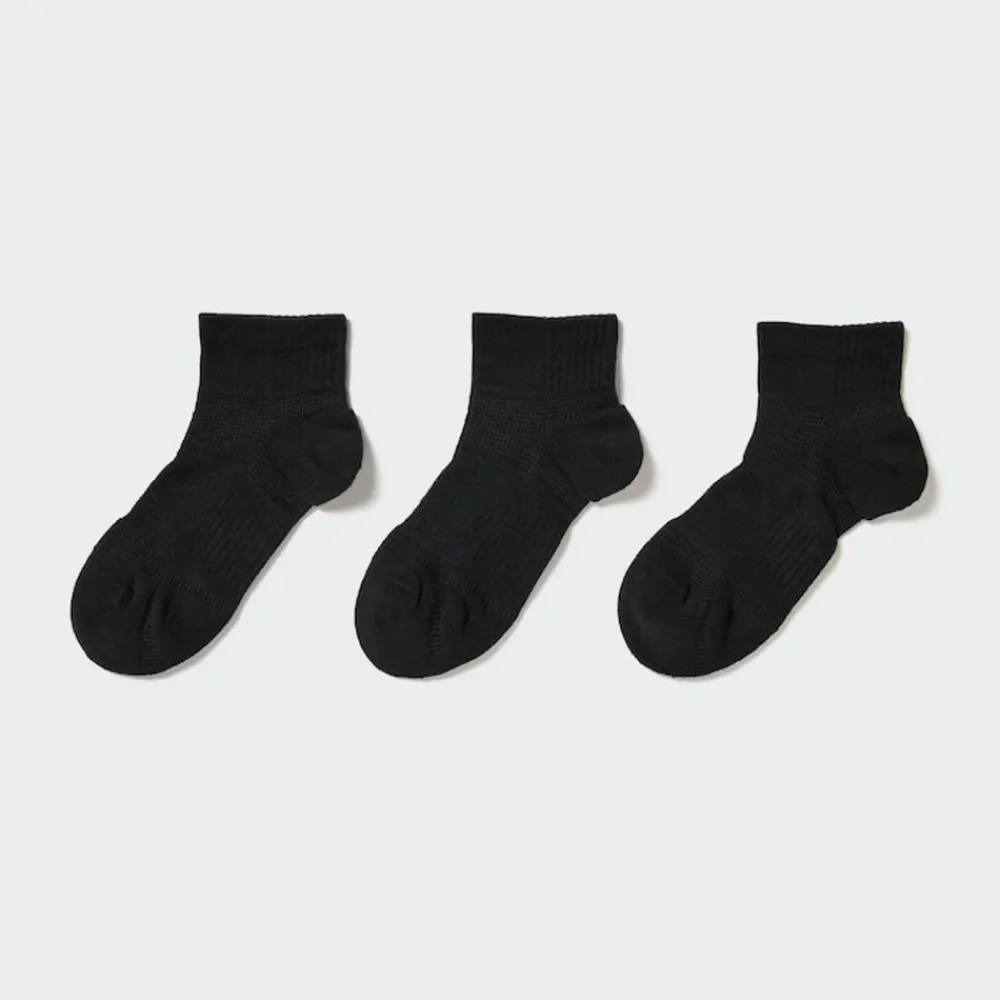 Socken, Strumpfhosen & Leggings*UNIQLO Gefutterte Kurze Sportsocken (3 Paar)