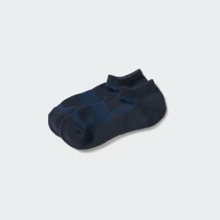 Socken*UNIQLO Gefutterte Mesh Kurzsocken Dunkelblau