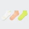 Socken, Strumpfhosen & Leggings*UNIQLO Gefutterte Sport Kurzsocken (3 Paar) Grauweis