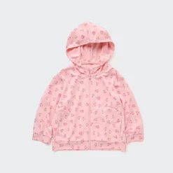 Jacken & Parka*UNIQLO Gemusterte Airism Mesh Sweatjacke Mit Kapuze Und Uv-Schutz