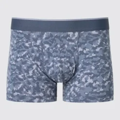 Unterwäsche*UNIQLO Gemusterte Baumwolle Unterhose Mit Niedrigem Bund