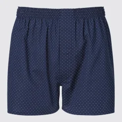 Unterwäsche*UNIQLO Gemusterte Boxershorts Blau