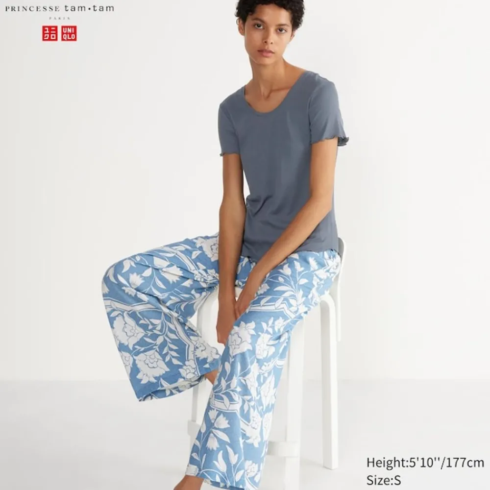 Loungewear & Pyjamas*UNIQLO Gemusterte Easy Hose