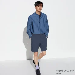 Hosen, Chinos & Jogginghosen*UNIQLO Gemusterte Miracle Air Shorts